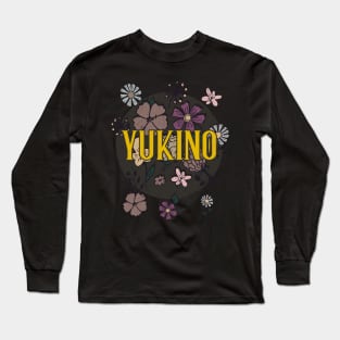 Aesthetic Proud Name Yukino Flowers Anime Retro Styles Long Sleeve T-Shirt